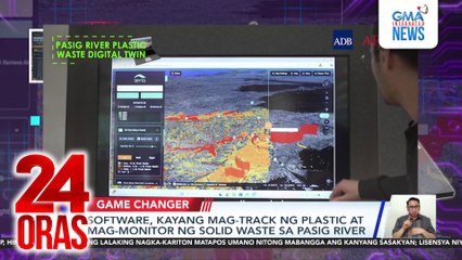 Software, kayang mag-track ng plastic at mag-monitor ng solid waste sa Pasig river | 24 Oras