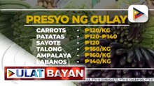 Presyo ng ilang gulay, bumaba | ulat ni Vel Custodio
