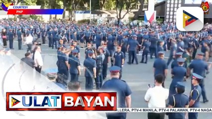Panunumpa ng mahigit na 10-K na pulis na tumaas ang ranggo, pinangunahan ni PLt. Gen. Jose Melencio Nartatez Jr.