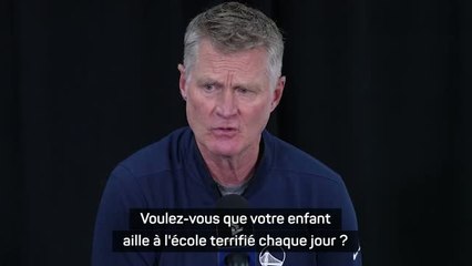 Warriors - Le message fort de Kerr après la fusillade à l'universite Brown