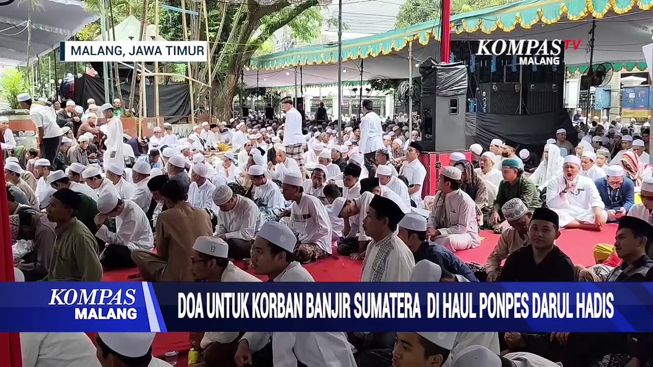 Ribuan Umat Muslim di Malang Doa Bersama untuk Korban Banjir Sumatera