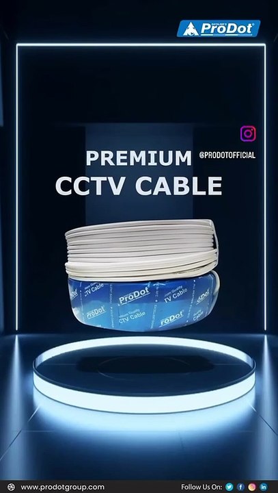 PRODOT CCTV Camera Cable | Strong, Durable & Stable Signal Test
