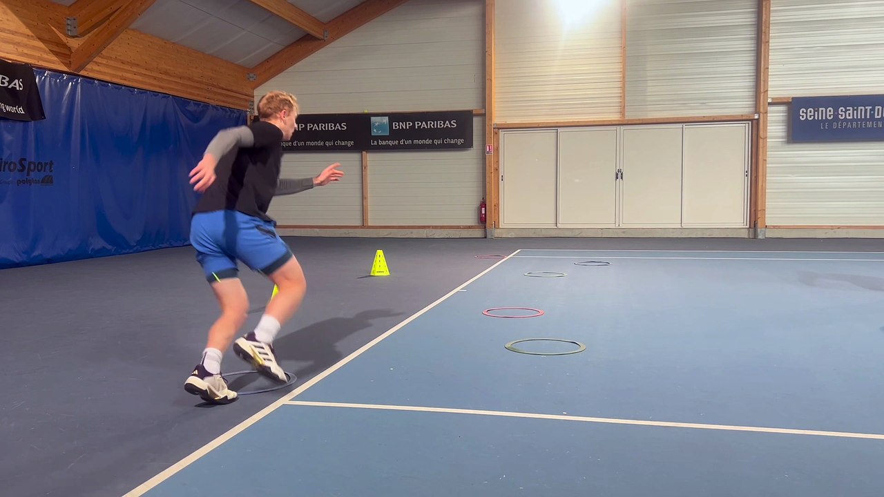 réflexe et concentration au tennis