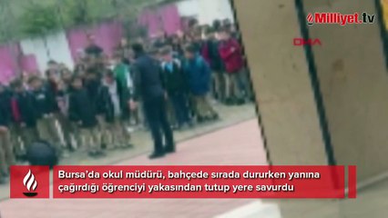 Okul müdürü 11 yaşındaki öğrenciyi yere savurdu! Aile isyan etti: Ringde boksör bunu yapamaz