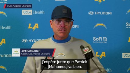 Harbaugh : « J'ai le plus grand respect pour Mahomes » - Foot US - NFL
