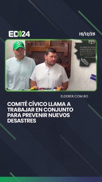 Comité cívico llama a trabajar en conjunto para prevenir nuevos desastres