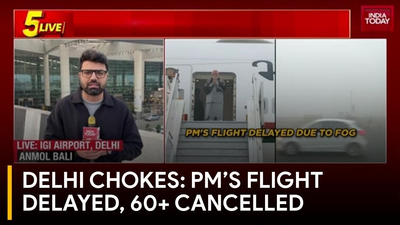 Delhi Pollution Crisis: Anmol Bali Reports on Flight Chaos at IGI Airport; PM Modi’s Flight Delayed Amid Smog