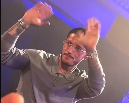 Mazzocchi spettatore speciale al concerto di Alessio: il siparietto con il cantante!