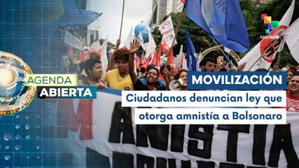 El pueblo brasileño condena posible amnistía para el expresidente Bolsonaro