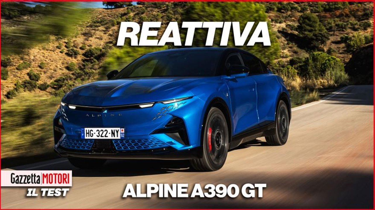 Alpine A390 GT: la videoprova del crossover spo...