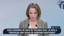 Cuca Gamarra se mofa de Yolanda Díaz: la reta a "provocar una crisis de Gobierno dimitiendo"
