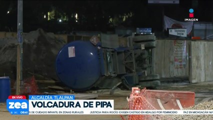 Reporte vial: Se encuentra cerrada la circulación vehicular en Calzada de Tlalpan