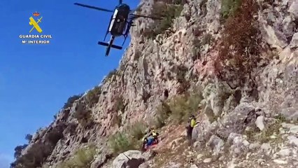 Rescatados tres montañeros, dos en estado crítico, tras un accidente en la Sierra de Cádiz