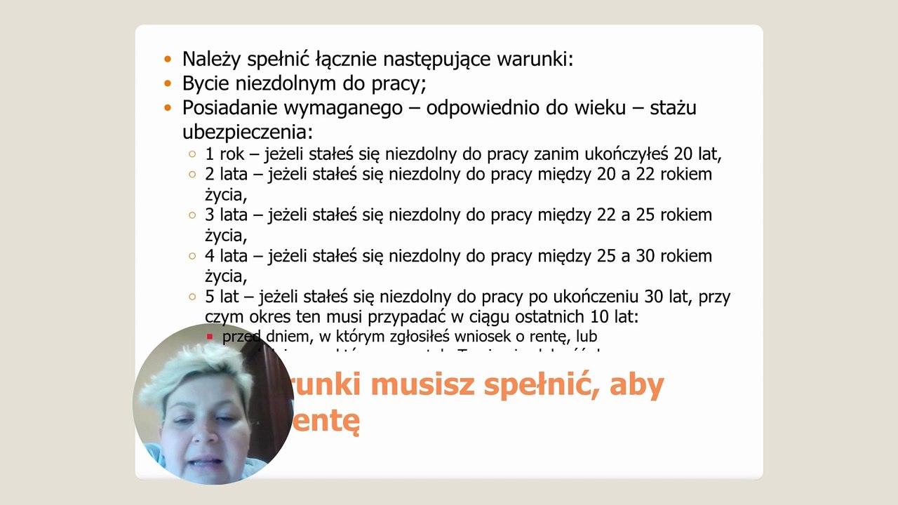Wideo-poradnik nt. niezdolności do pracy cz. I