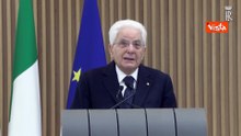 Mattarella: Da Russia aberrante volontà di ridefinire i confini con la forza