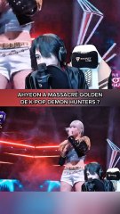 AHYEON CHANTE GOLDEN DE KPOP DEMON HUNTERS #kpop