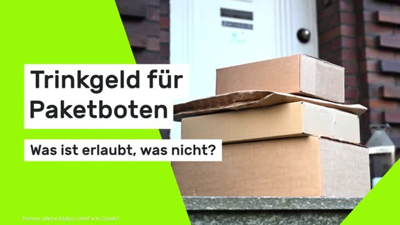 Bestechungsverdacht droht: Trinkgeld für Paketboten - was ist erlaubt, was nicht?