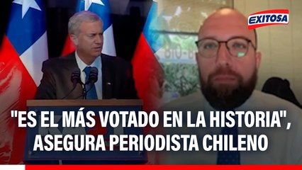 José Antonio Kast es el presidente electo de Chile: "Es el más votado en la historia", asegura periodista chileno