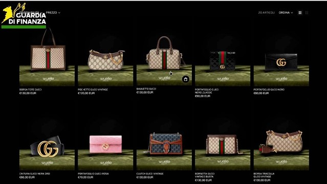 Falsi di lusso venduti con dirette social: sequestri per 300mila euro, un indagato percepiva Reddito Cittadinanza (15.12.25)