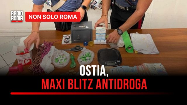 Ostia, maxi blitz contro lo spaccio: sequestrato carico da 100mila euro, sei arresti