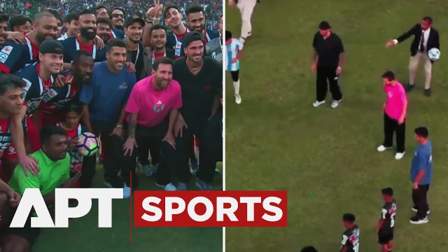 Lionel Messi Joins Suarez and De Paul for Football Session with Young Players in India's Delhi | APT