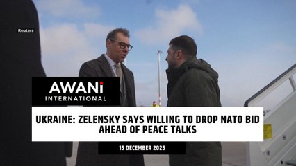 Zelensky says willing to drop NATO bid ahead of peace talks