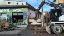Tav, a Vicenza sgomberato e demolito l'ex centro sociale Bocciodromo
