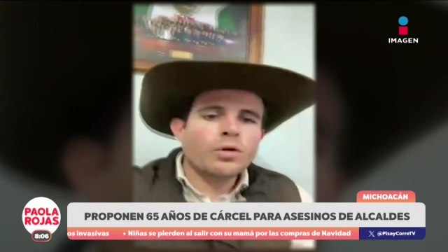 Presentan “Ley Manzo” para castigar homicidios de alcaldes | DPC con Poala Rojas