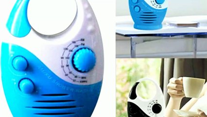 Herxsin Waterproof Shower Radio Review | AM FM Portable Bathroom Speaker