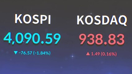 되살아난 AI 거품론에...코스피 1.9% 하락 마감 / YTN