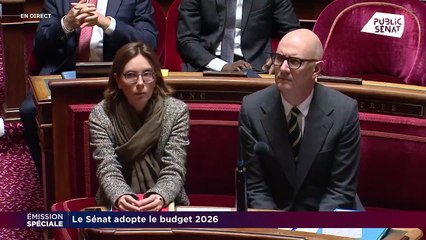 Le Sénat adopte le projet de budget de l’État pour 2026, en première lecture, par 187 voix pour sur 296 votants et 109 voix contre - Le texte renvoyé à une concertation députés-sénateurs
