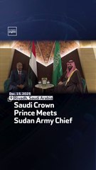 Saudi Crown Prince Meets Sudan Army Chief
