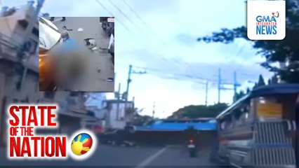 Jeep na nawalan umano ng preno, sumalpok sa 2 motorsiklo at 1 MPV | SONA