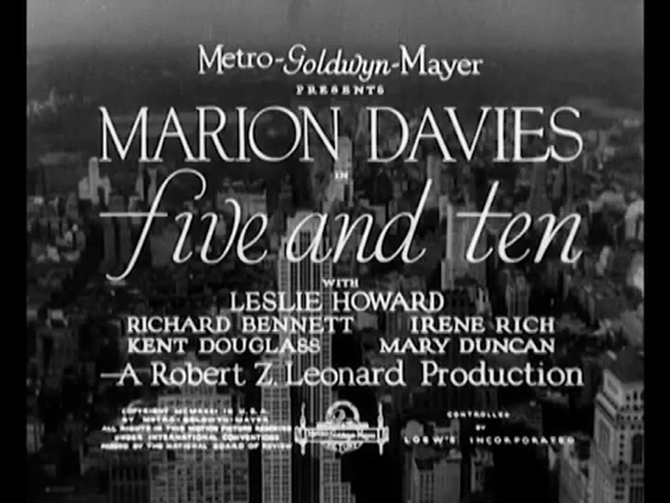 Five and Ten - Trailer (1931)