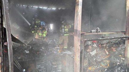 강원도 원주 건설기계업체 화재...60대 남성 숨진 채 발견 / YTN