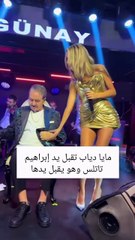 مايا دياب تغني مع الفنان التركي إبراهيم تاتليس