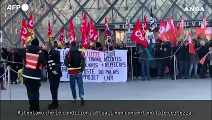 Parigi, chiuso il Louvre per sciopero dei lavoratori