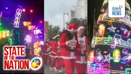 Mga tricycle na puno ng ilaw, life-sized belen, at giant Christmas tree, atraksyon sa mga probinsya | SONA