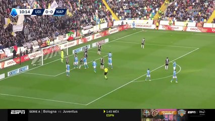 Udinese 1-0 Napoli | Resumen | Serie A