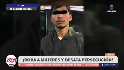 Detienen a presunto ladrón tras asalto en la Roma Norte  | DPC con Poala Rojas