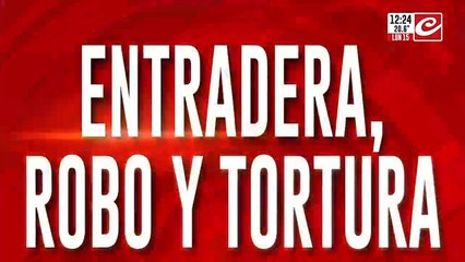 Entradera, robo y tortura a juiblados: les ataron las manos y lo golpearon con palos