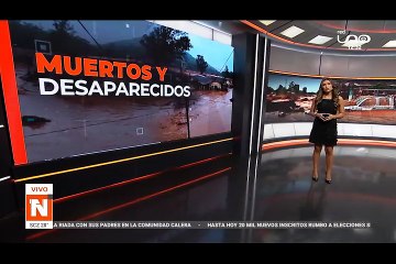 Una mujer con sus dos hijas se subieron a un árbol para salvar sus vidas tras riada en Espejos