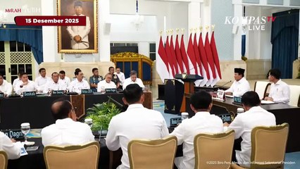 [FULL] Prabowo Pimpin Sidang Kabinet Paripurna, Bahas Bencana Sumatera hingga Soroti Perubahan Iklim