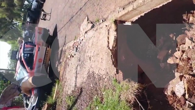 Calçada na Rua Citrino cede e moradores temem acidentes graves principalmente com idosos e crianças