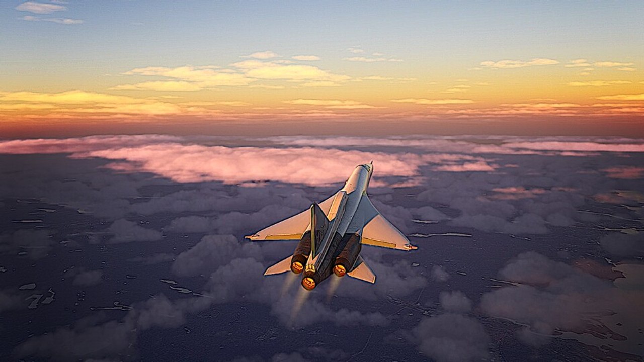 Ein experimental-Überschalljet schreibt im microsoft flightsimulator 2024 geschichte