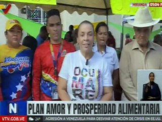 Plan Amor y Prosperidad ofrece productos a precios solidarios al pueblo del edo. Miranda