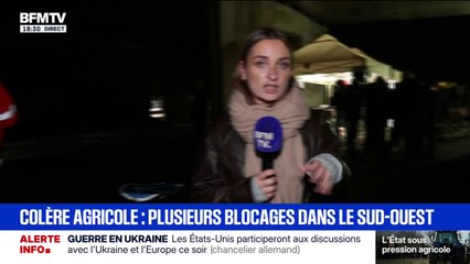 Sud-Ouest: les agriculteurs vont encore passer une nuit sur l'A64