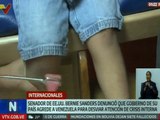 Senador Bernie Sanders: No necesitamos que nos lleven a una guerra ilegal contra Venezuela