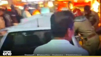 ശബരിമല തീർത്ഥാടകർ സഞ്ചരിച്ചിരുന്ന കാറും കെഎസ്ആർടിസി ബസ്സും കൂട്ടിയിടിച്ച് രണ്ട് മരണം