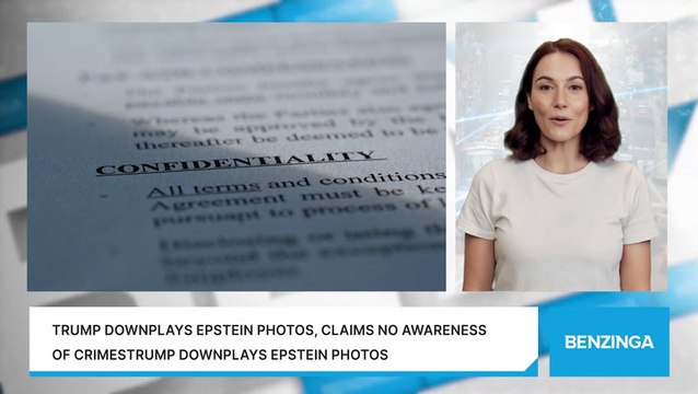 Trump Downplays Epstein Photos, Claims No Awareness Of CrimesTrump Downplays Epstein Photos